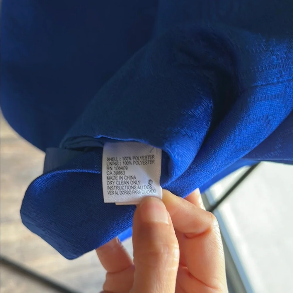 Tahari ASL Blue Midi Dress - Picture 6 of 9